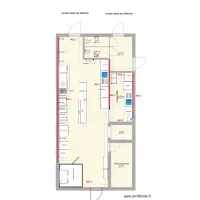 Raal Rez droite - Calepinage inox