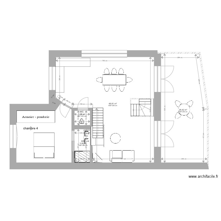 1er Quimiac V1. Plan de 0 pièce et 0 m2