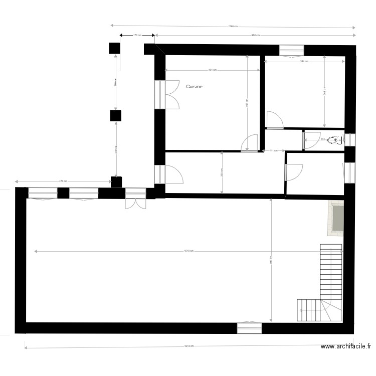 Besseges RDC rdc. Plan de 0 pièce et 0 m2