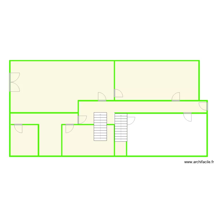 Goubard R&eacute;novation Poligny . Plan de 