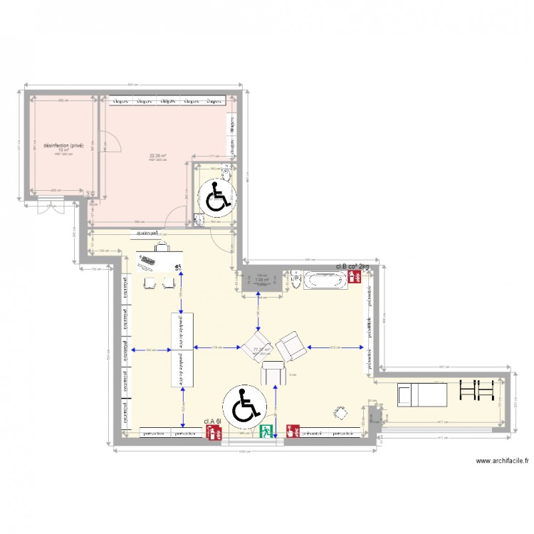 morières erp. Plan de 0 pièce et 0 m2