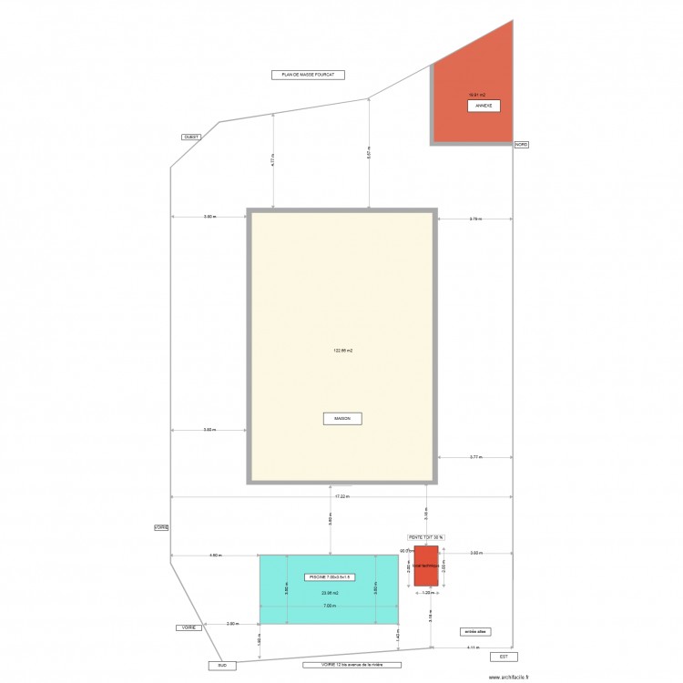 Plan. Plan de 0 pièce et 0 m2