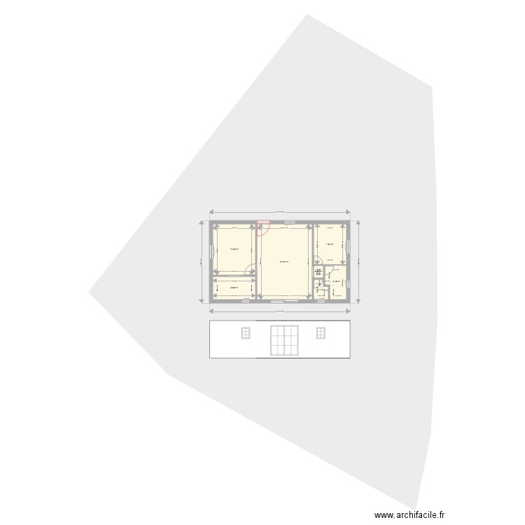 NEUVIC  Décembre. Plan de 0 pièce et 0 m2