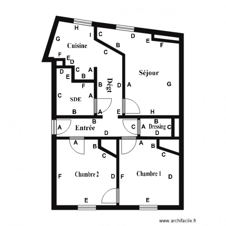 BOUDIER. Plan de 0 pièce et 0 m2