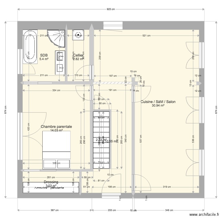 Plan  Dargnat. Plan de 0 pièce et 0 m2