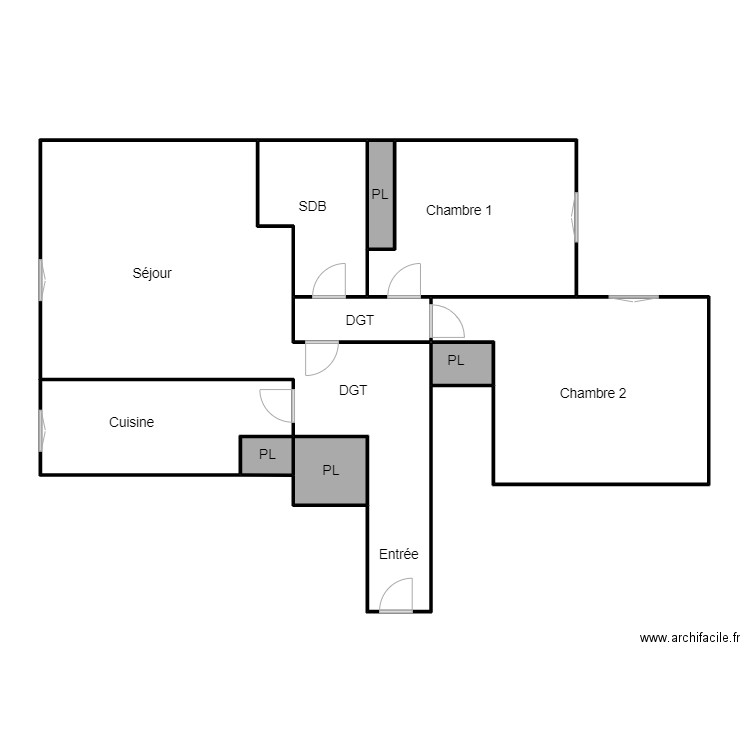 plan fleuriot paco. Plan de 10 pièces et 124 m2