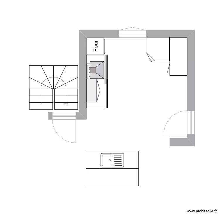 CUISINE LAFONT. Plan de 0 pièce et 0 m2