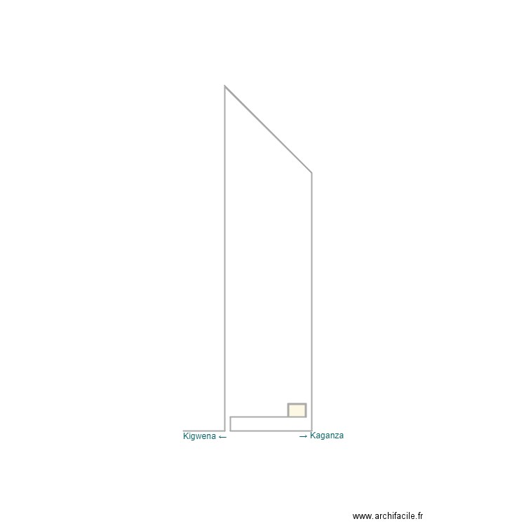 positionnement villa. Plan de 0 pièce et 0 m2