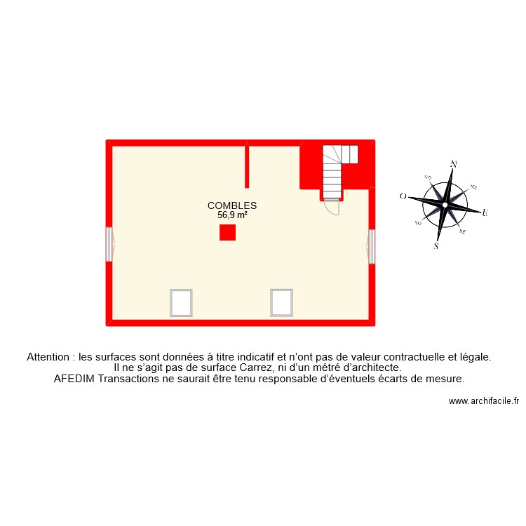 BI 10928 ETAGE 2. Plan de 0 pièce et 0 m2