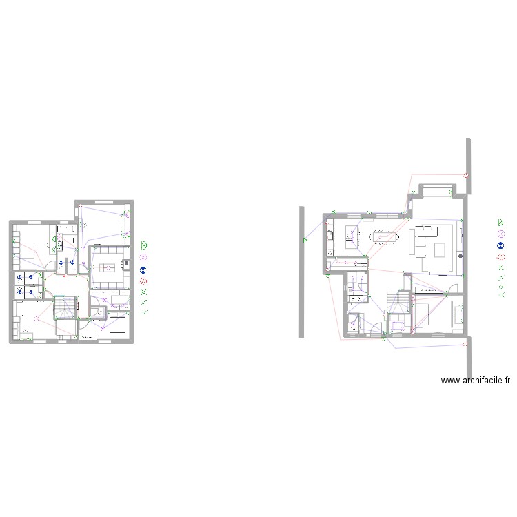 Beuvelet Lignes eclairage. Plan de 20 pièces et 241 m2