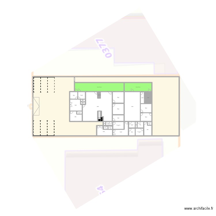 91 MONTGERON Projet 13 Mercure V 051022 Esp. Plan de 36 pièces et 904 m2