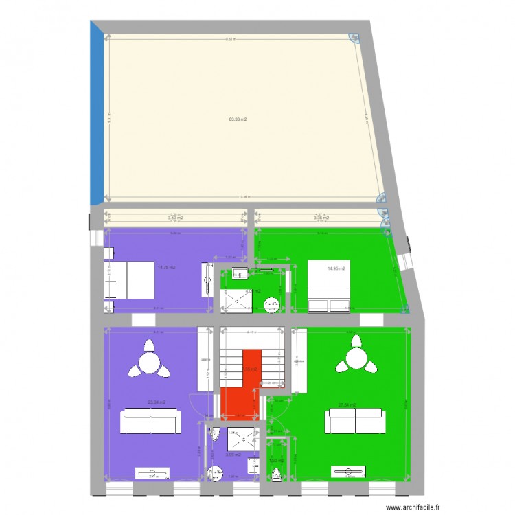 ETAGE IMMEUBLE new. Plan de 0 pièce et 0 m2