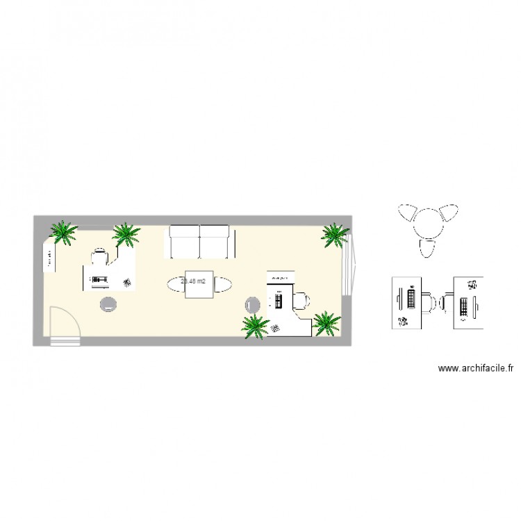 bureau direction. Plan de 0 pièce et 0 m2