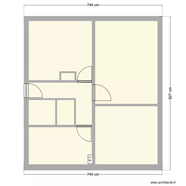 43bis LC INT EXISTANT . Plan de 