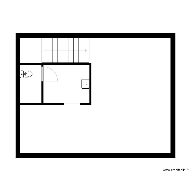 SIMON RESTAURANT SS. Plan de 3 pièces et 52 m2