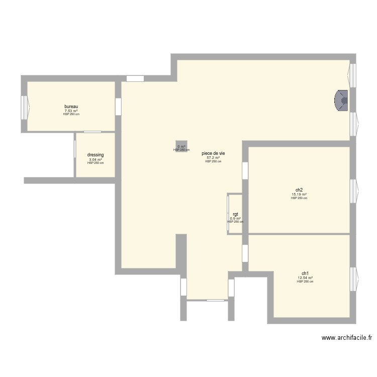 gentner. Plan de 0 pièce et 0 m2
