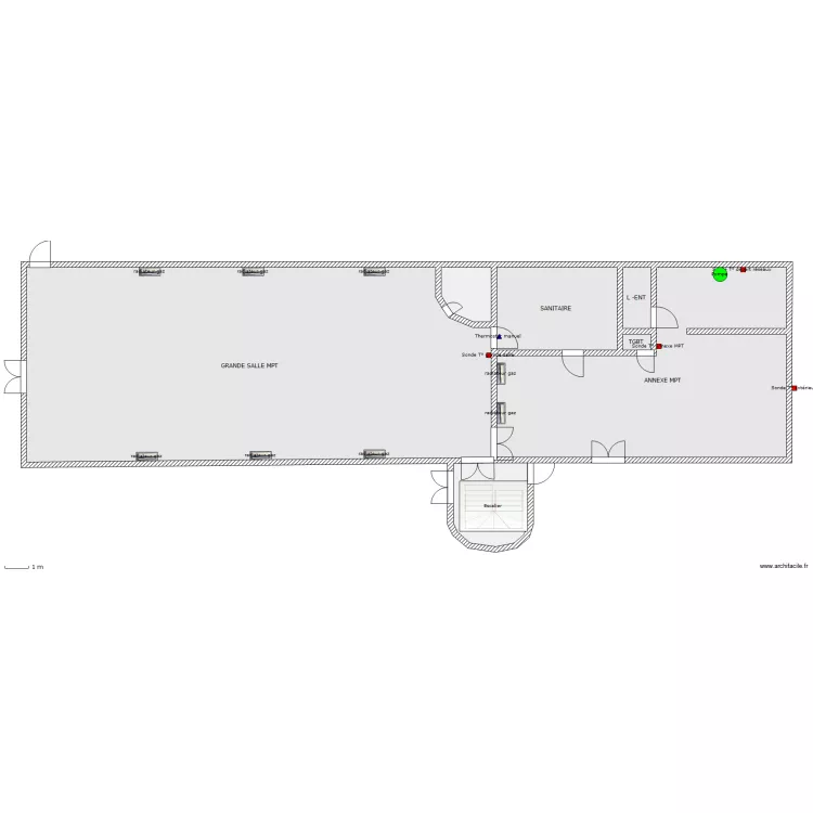 MPT - 4 TOURS. Plan de 