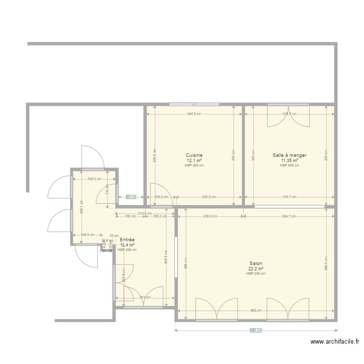 goursaud. Plan de 0 pièce et 0 m2