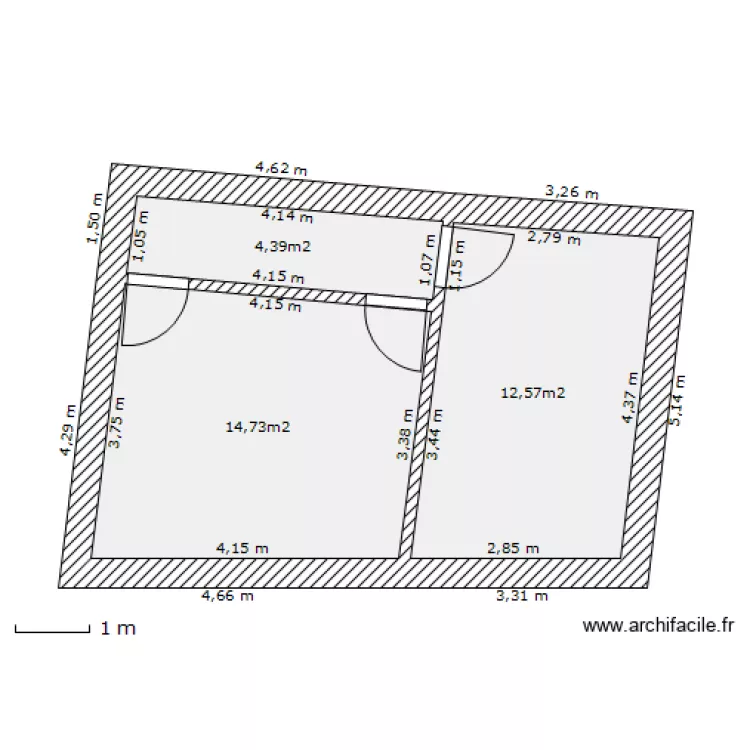 Coquelet - 1ER vide. Plan de 