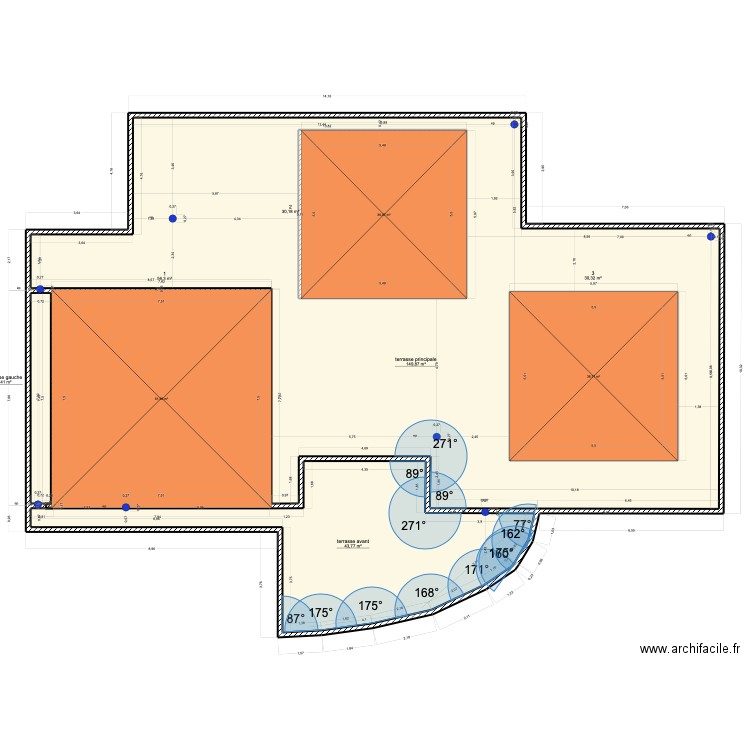 opt Boulouparis. Plan de 6 pièces et 388 m2