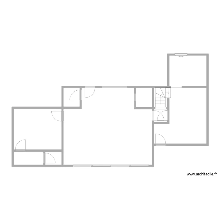 Roucher RDC. Plan de 