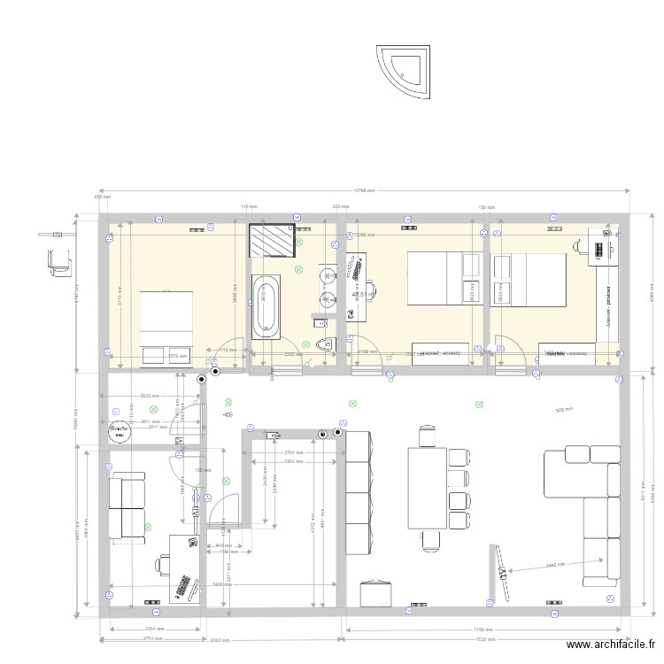 RDC TUC 5. Plan de 0 pièce et 0 m2