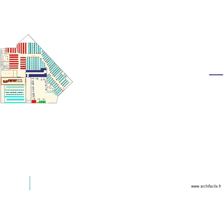 Reuilly Thibaut theo V25. Plan de 21 pièces et 419 m2