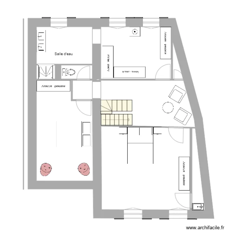 rdc route de Raris. Plan de 