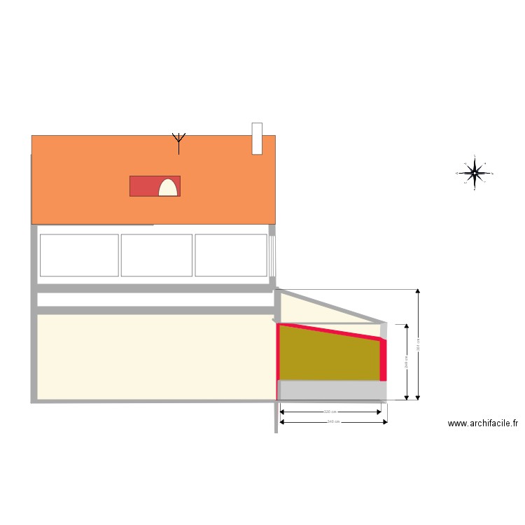 facade1EST. Plan de 0 pièce et 0 m2