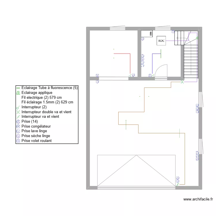 SOUS SOL ELEC. Plan de 