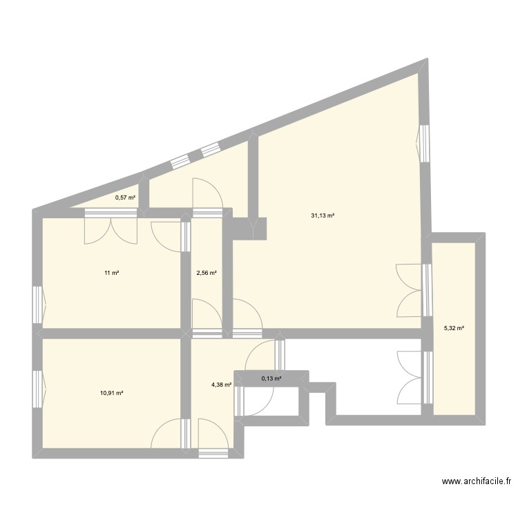 Appart. Plan de 0 pièce et 0 m2