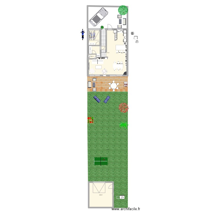 Epinette 6. Plan de 3 pièces et 84 m2