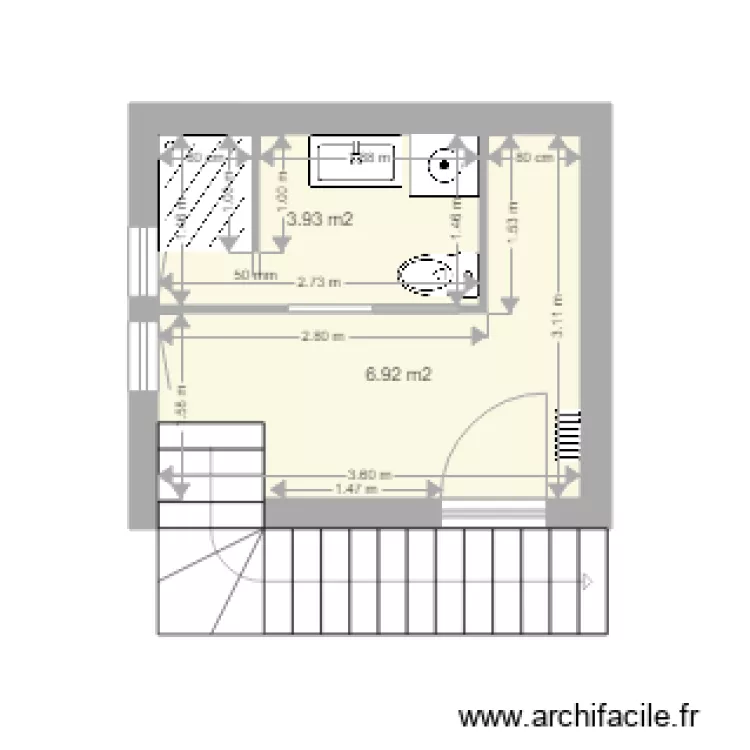 Palier projet SdB. Plan de Palier projet SdB. Plan de