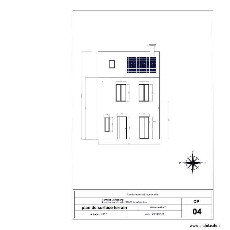 maison Geoffroy. Plan de 0 pièce et 0 m2