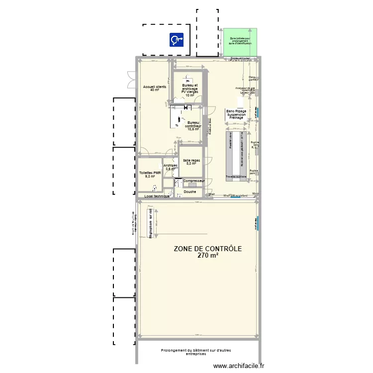 CCT VL ACTIF AUTO CONTROLE ILLZACH. Plan de 
