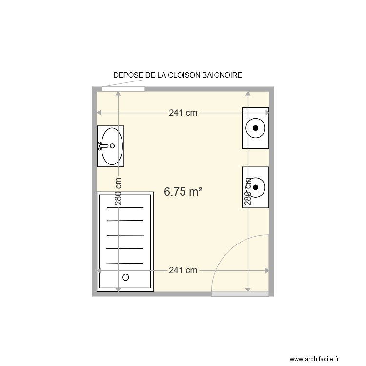 HAMADOUCHE CHRISTOPHE . Plan de 0 pièce et 0 m2