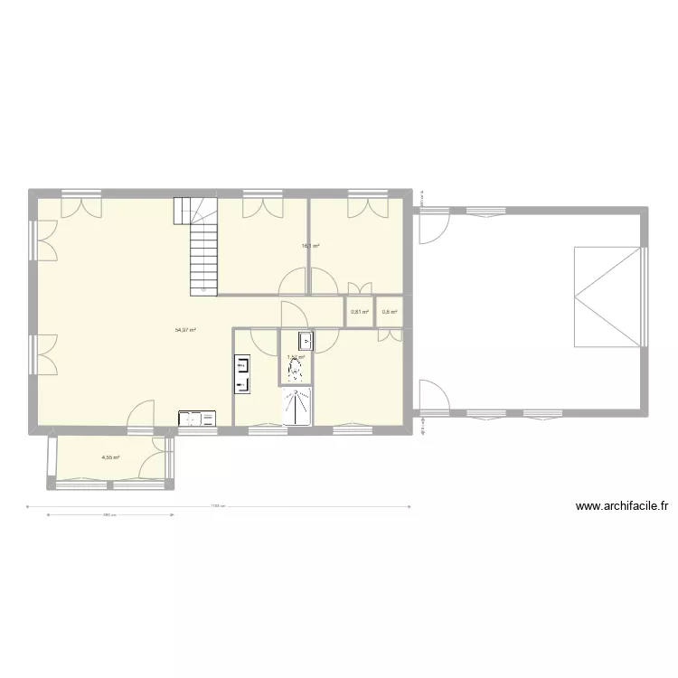 Maison_Garage_Lampaul_14juil22. Plan de 