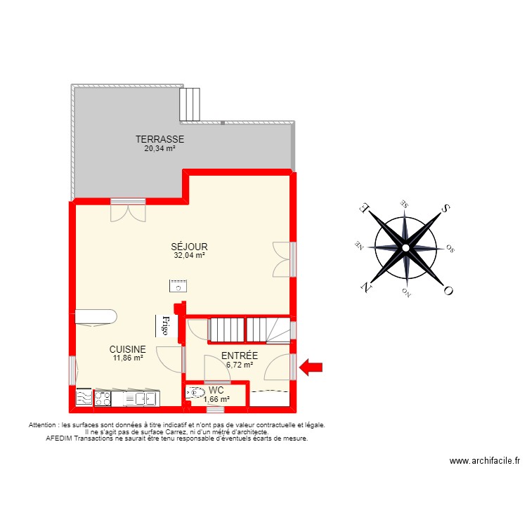 BI 13216. Plan de 24 pièces et 183 m2