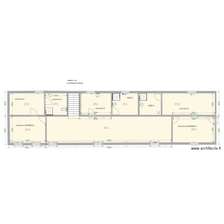 Bâtiment Voltaire 1ER ETAGE  V008. Plan de 0 pièce et 0 m2