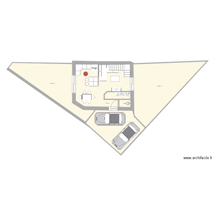 essai 6 gueriniere. Plan de 23 pièces et 450 m2