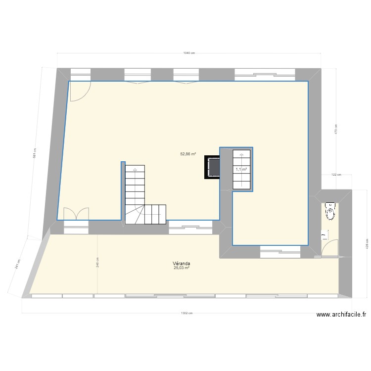 Le Mesnil. Plan de 0 pièce et 0 m2