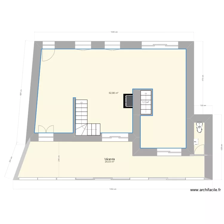 Le Mesnil. Plan de Le Mesnil. Plan de
