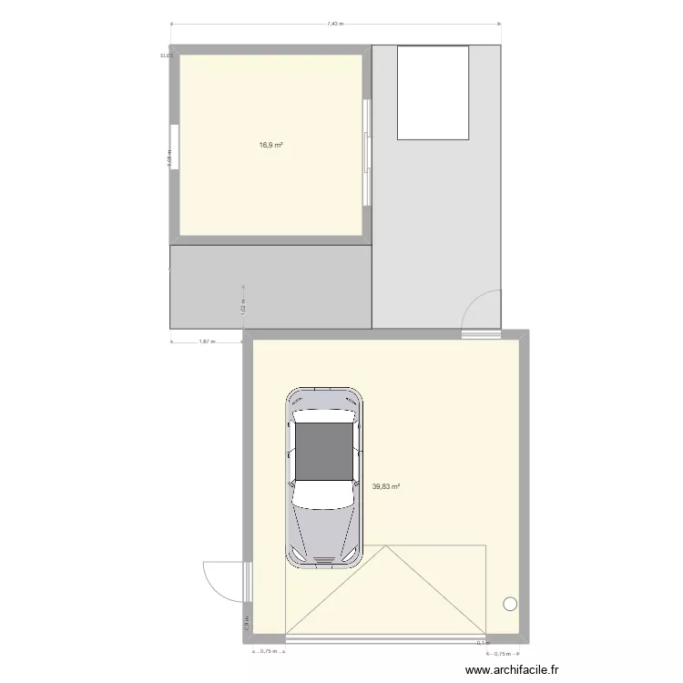 chalet. Plan de chalet. Plan de