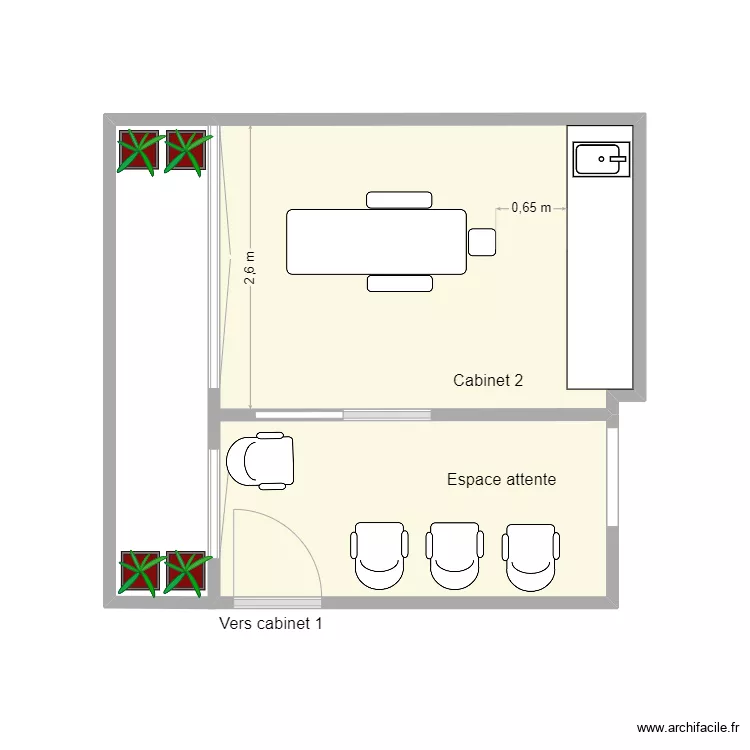 Cabinet Dr Gabay. Plan de Cabinet Dr Gabay. Plan de