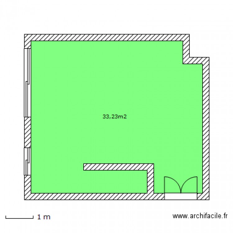 salon appart. Plan de 0 pièce et 0 m2