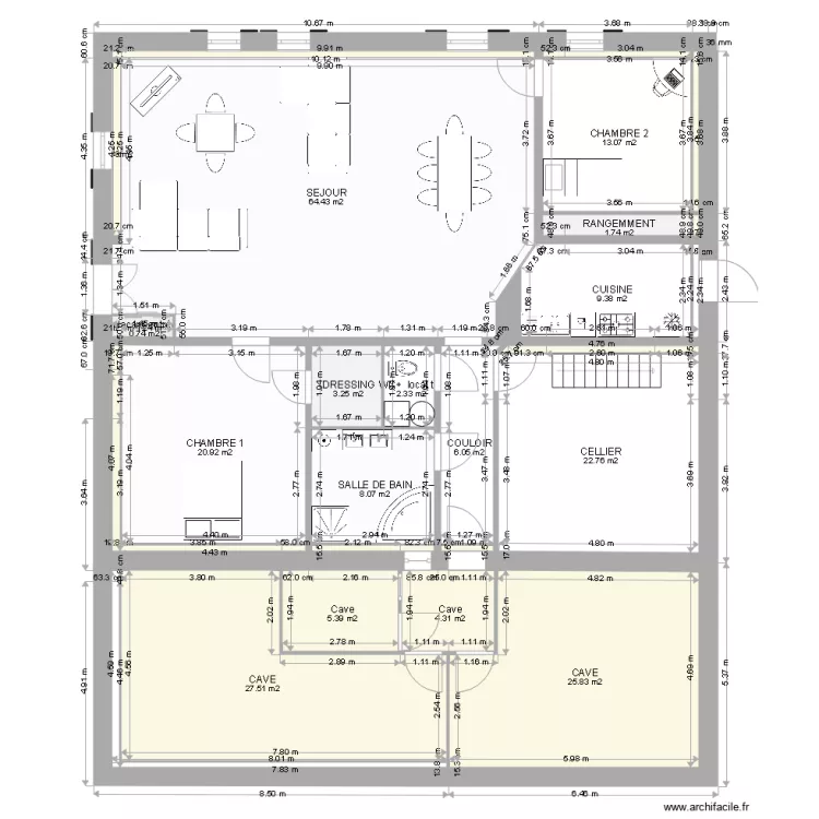 michon rdc habitable v4. Plan de michon rdc habitable v4. Plan de