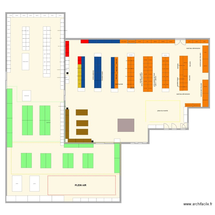 R aménagement jardin. Plan de 0 pièce et 0 m2