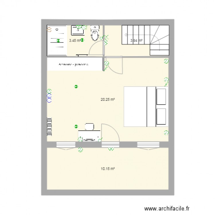 Arnaud Projet long plan. Plan de 0 pièce et 0 m2