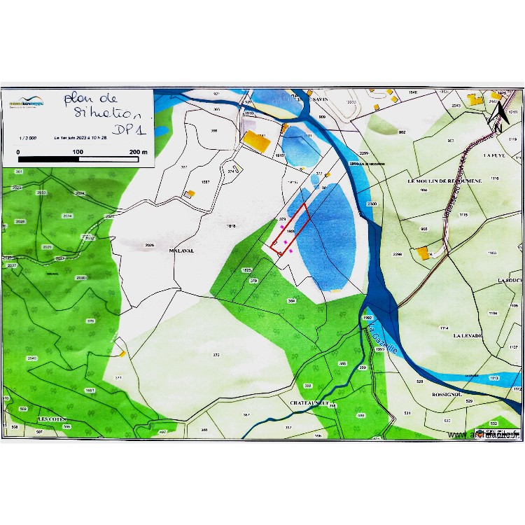 DP2 mairie. Plan de 0 pièce et 0 m2
