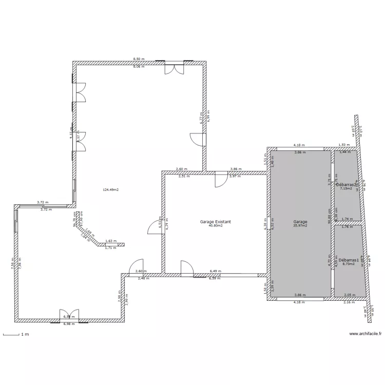 pr&eacute;au. Plan de 
